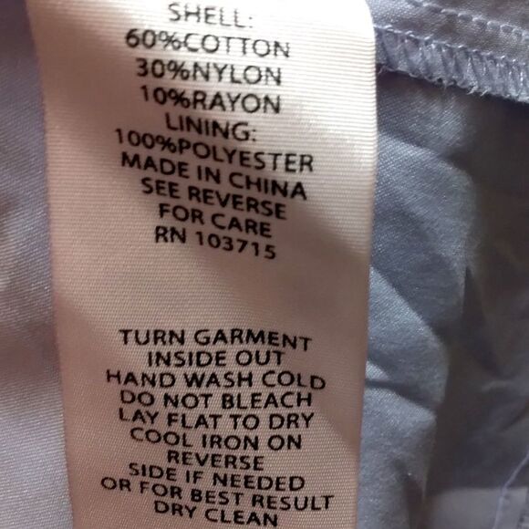 NANETTE LEPORE- SPRING FLING TOP IN SKY BLUE LACEY BELL SLEEVE CLASSY BLOUSE XS - Picture 11 of 14